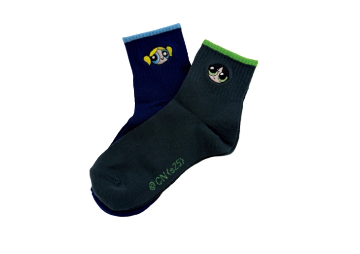 パワーパフガールズの靴下