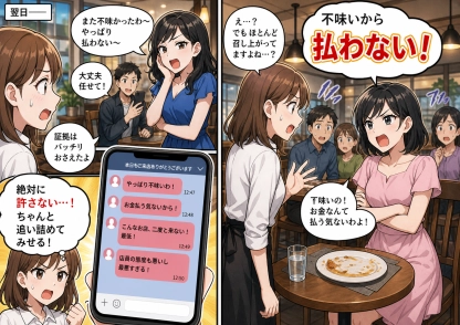 飲食店での迷惑客！策略を明かし無銭飲食を阻止した店員の機転