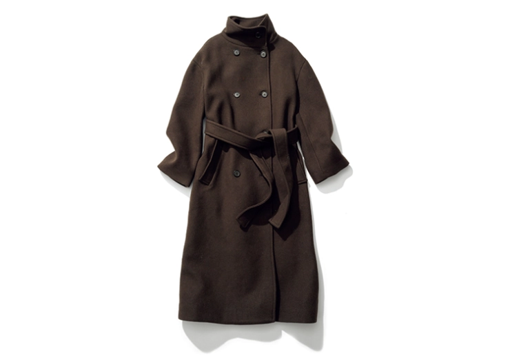 スタンドカラーコート