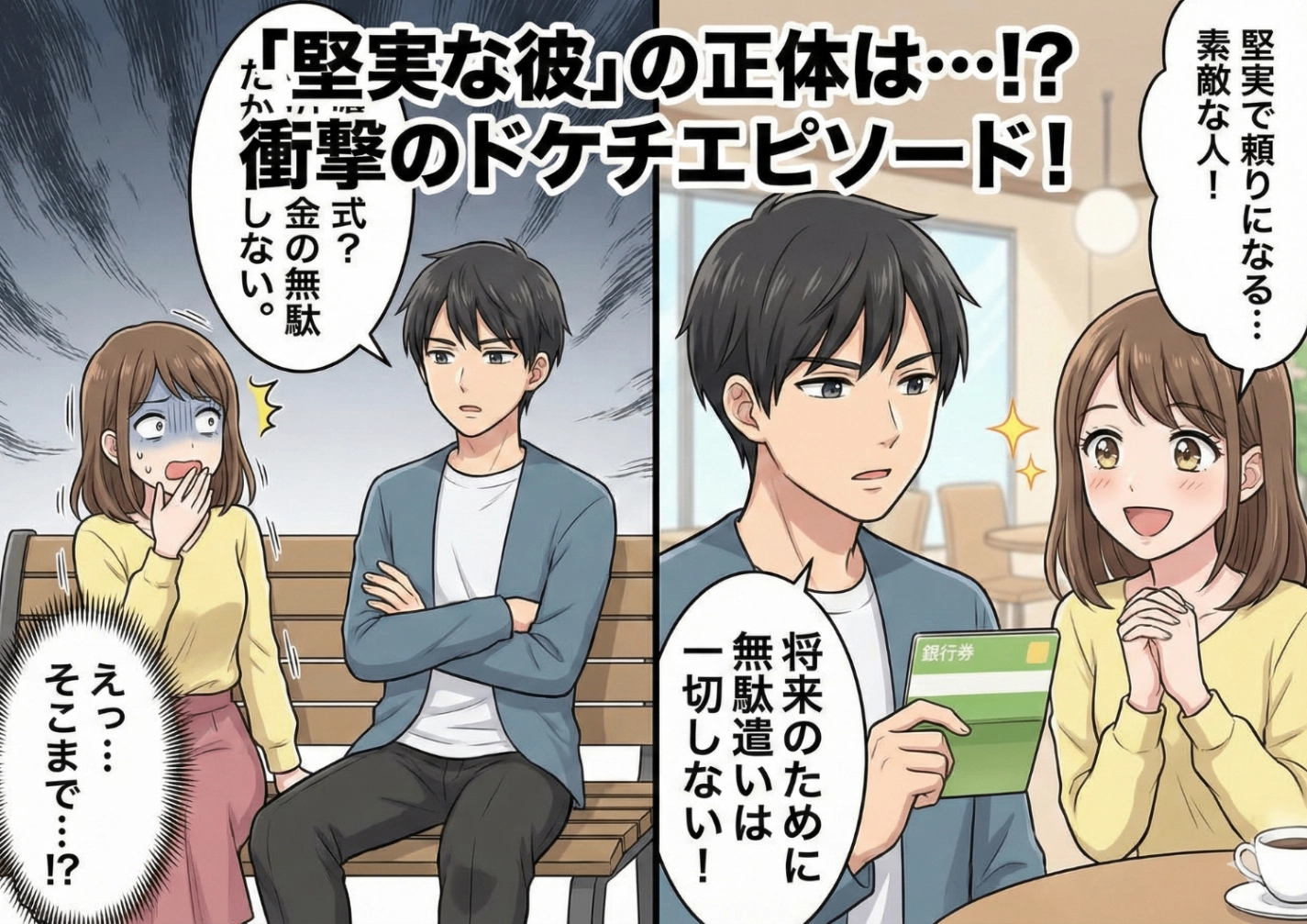 「外食なんて金のムダ!」貯金が趣味の倹約家男子。あらゆるものを節約するカレの人生設計を聞くと、結婚もある目的のためだった・・・!?のメイン画像