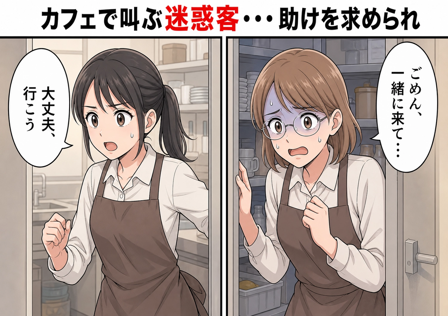 「私は急いでるの!誰より先に作りなさい!」昼どきの行列を無視してレジに割り込み、同僚を怒鳴りつける女性客!困った同僚に呼ばれて私がカウンターに出ると→客は私の顔を見て青ざめ・・・のメイン画像