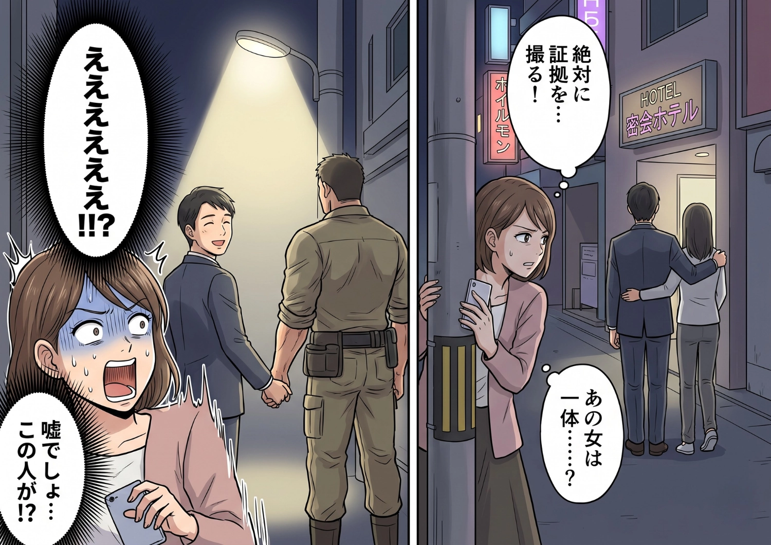 後編／【不倫疑惑】夫のスマホに「また抱きしめてね♡」の通知。不倫を確信した妻が尾行して目撃した〝衝撃の光景〟とは・・・のメイン画像