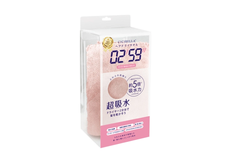 CICIBELLA ヘアドライタオル