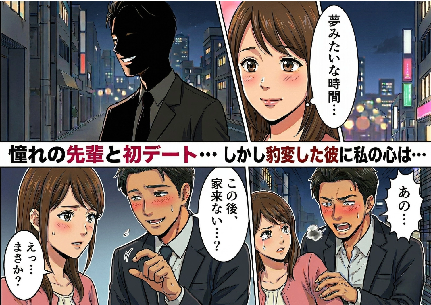 【蛙化現象】「この後、俺の家来てよ」憧れの先輩と最高な初デートになるはずが、蛙化の連発！デート後に先輩が起こした最悪な行動にドン引き・・・のメイン画像