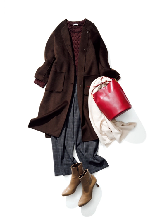 【毎日コーデ】グレーのチェックパンツでいつもよりクールに