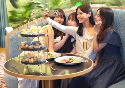 【女子会はここで♡】表参道の夜にぴったり！〝ご褒美イブニングハイティー〟が最高すぎた