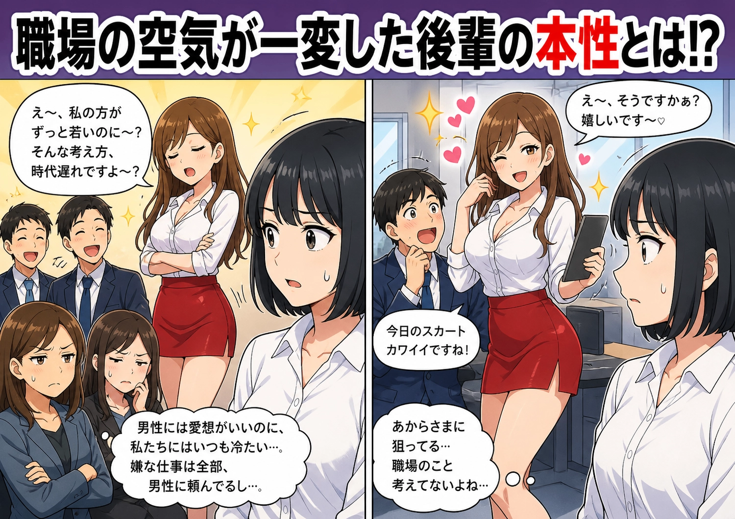 職場での厄介な後輩、彼女の策略と転職への決意のメイン画像