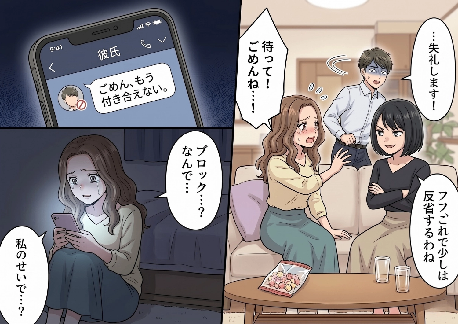 後編/彼氏への不満をポロリとこぼしただけなのに・・・。空気が読めない女友達のおせっかいすぎる大暴走が引き起こした、予想外すぎる最悪の結末とは!?のメイン画像