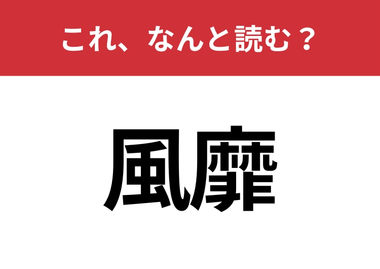 【風靡】はなんと読む？知っていたら博識！のメイン画像