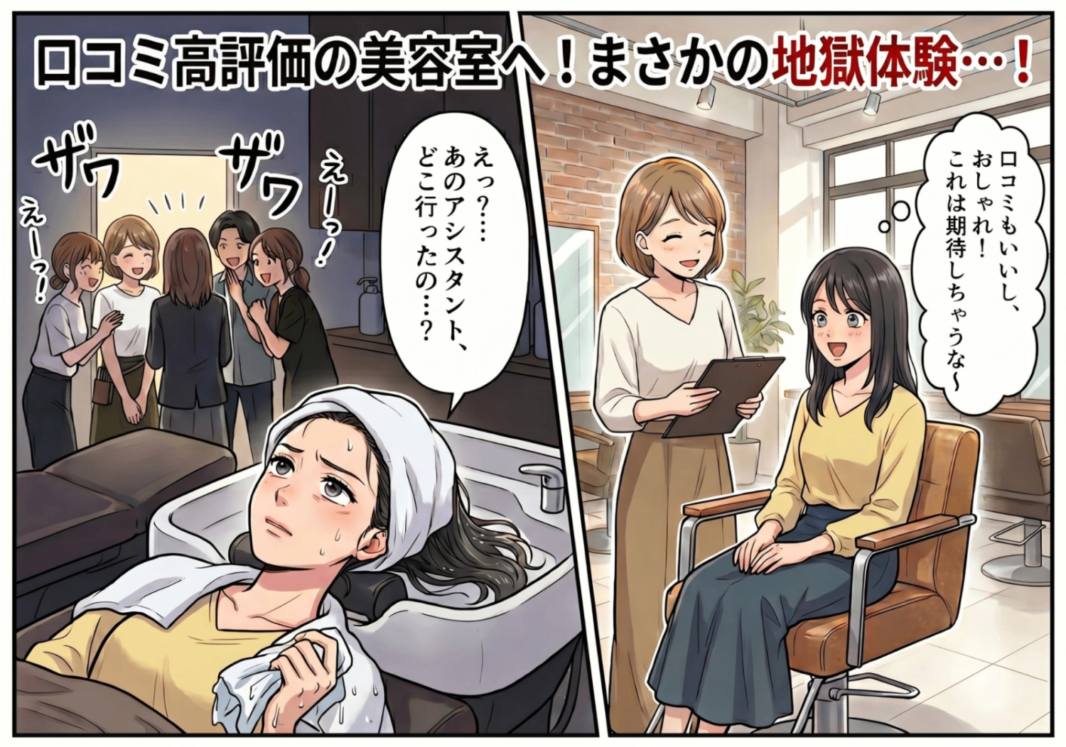 有名人来店で予約客を完全放置！？最悪すぎる接客を受けた美容室で起きた、まさかの大どんでん返しとは・・・？のメイン画像