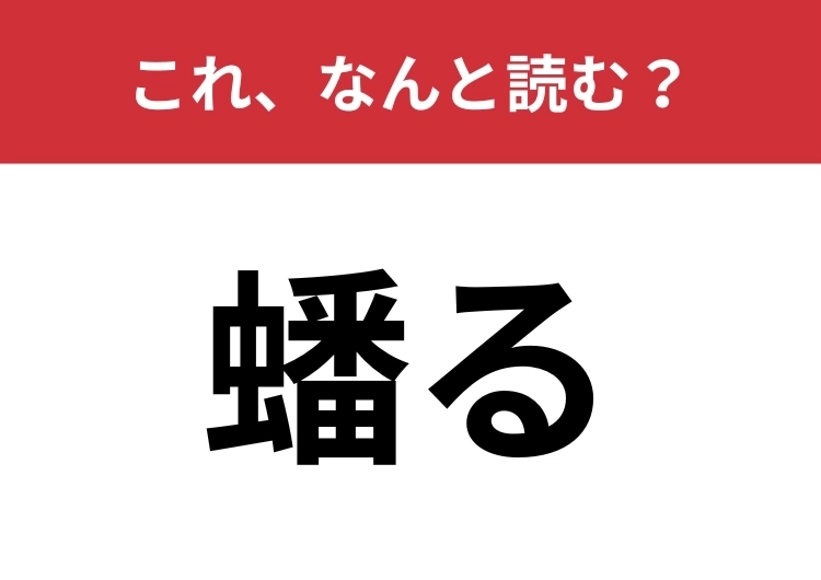 【蟠る】はなんと読む?モヤモヤすること!のメイン画像