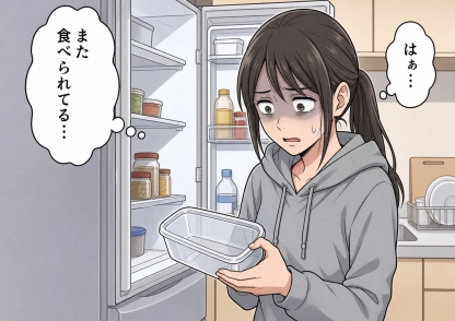 「これは私の朝ご飯だから食べないでね」夜勤前に作り置きした私の分まで毎回平らげる夫！メモを貼っても丸めて捨てられ→空っぽの容器に疲れ果て、SNSに愚痴を書いたら・・・
