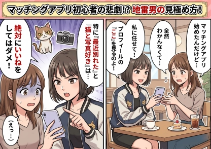 「これで失敗しない！」友人のアドバイス通りに始めたマッチングアプリ・・・まさかの結末に！