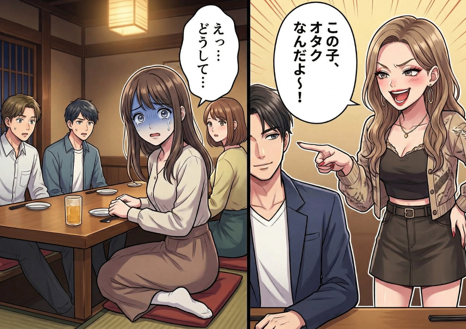 人生初の合コンで悲劇！自分を良く見せようと親友を売りに出す女友達・・・しかし、彼女が狙いを定めたイケメンの正体とは！？のメイン画像