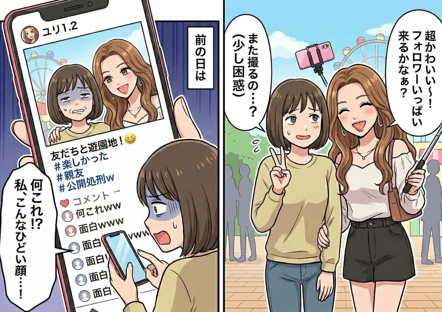 自分だけ盛れた写真を勝手に投稿！？削除をお願いしても無視された結果、まさかの逆転劇にのメイン画像