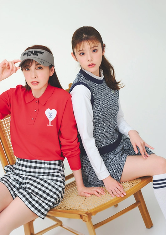 ゴルフウェア　宮田聡子　鈴木ゆうか