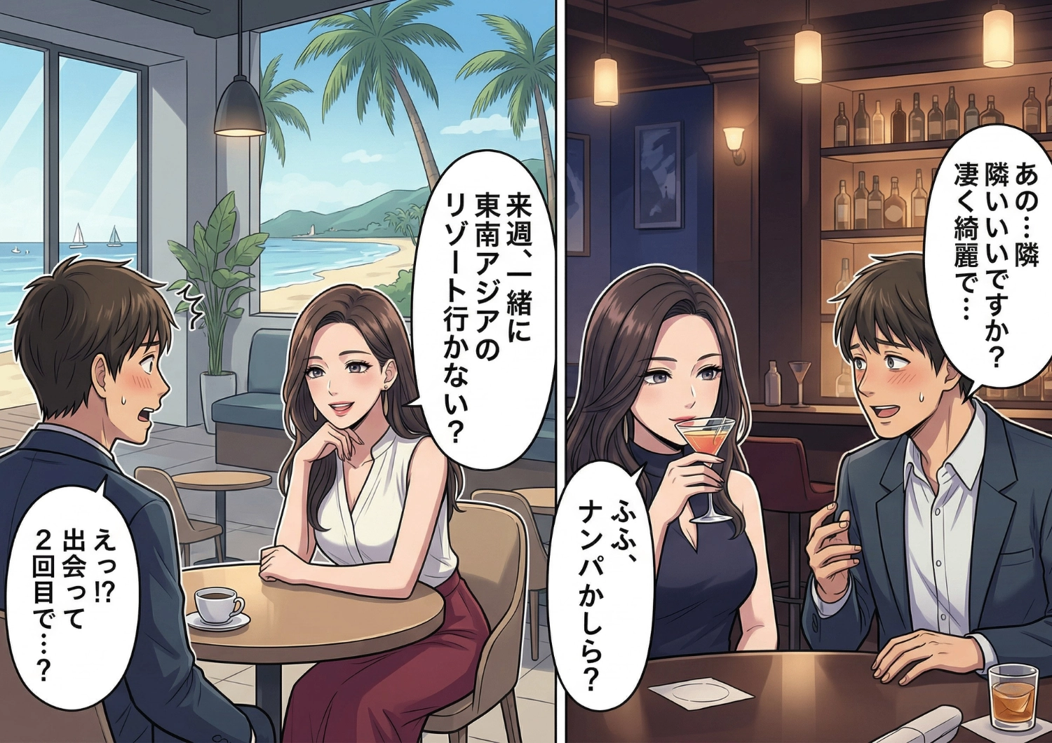 ナンパで出会った美女と、まさかの出会って2回目で海外旅行へ！？浮かれ気分の男を待ち受けていた、美女の裏側とは・・・のメイン画像