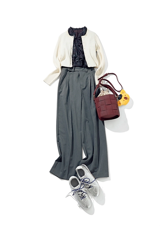 動きやすさも抜群な休日コーデ