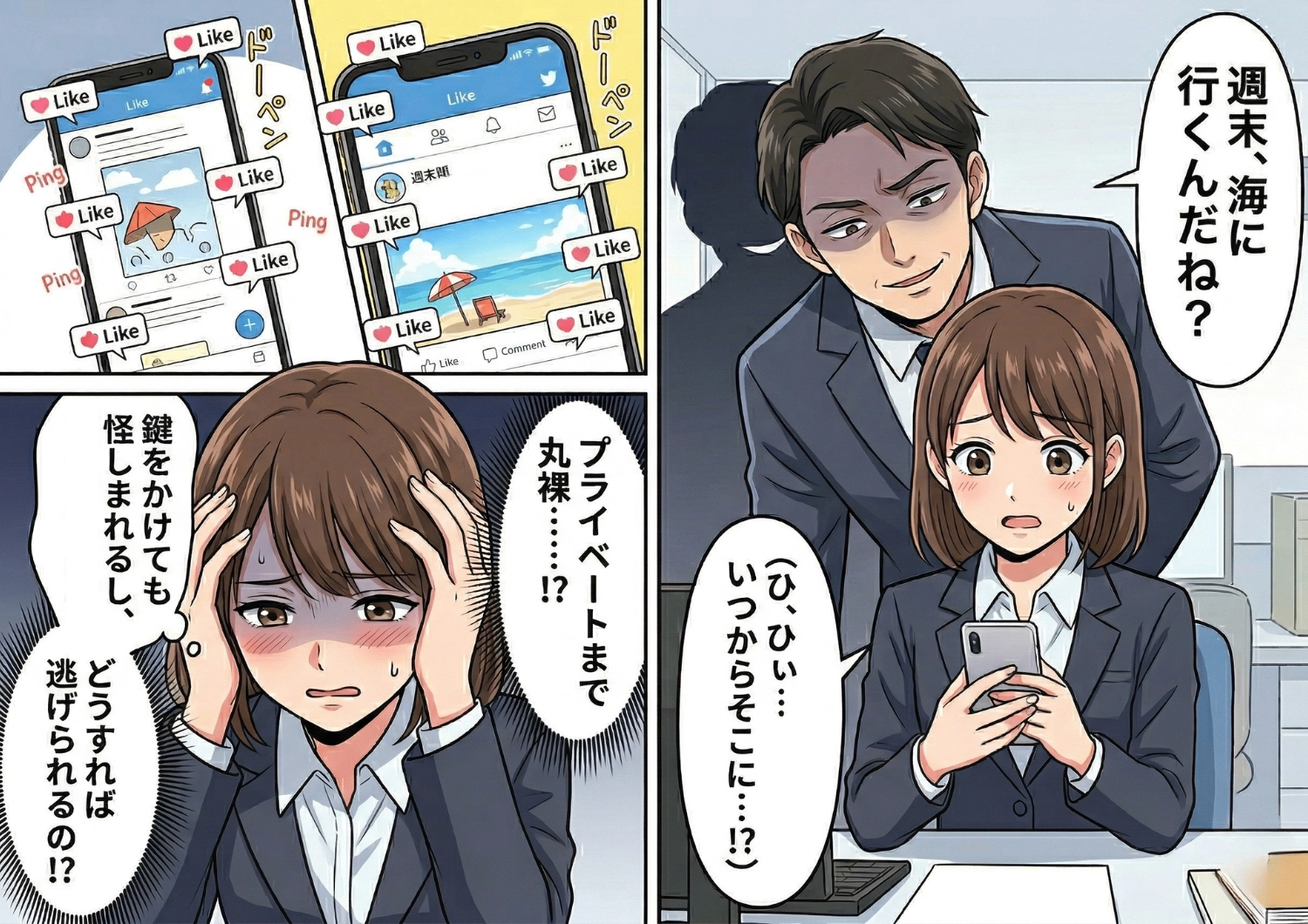 部下のSNS監視が日常の上司にドン引き・・・しつこい確認の末に犯した致命的ミスとは！？のメイン画像