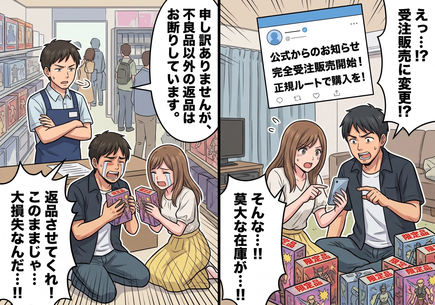 後編/人気フィギュアを買い占める悪質な転売ヤー夫婦に店側も限界!善良なお客様を守るために下した、誰もが驚く「ある決断」とは!?のメイン画像