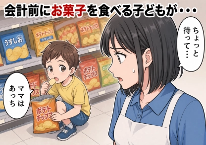 「あとで払えば問題ないでしょ？」会計前のポテトチップスを食べる子どもと開き直る母親・・・私が“通報”を告げた瞬間、売り場が凍りついた理由