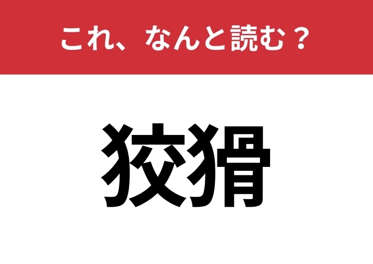 【狡猾】はなんと読む？意外と難しいこの漢字！のメイン画像
