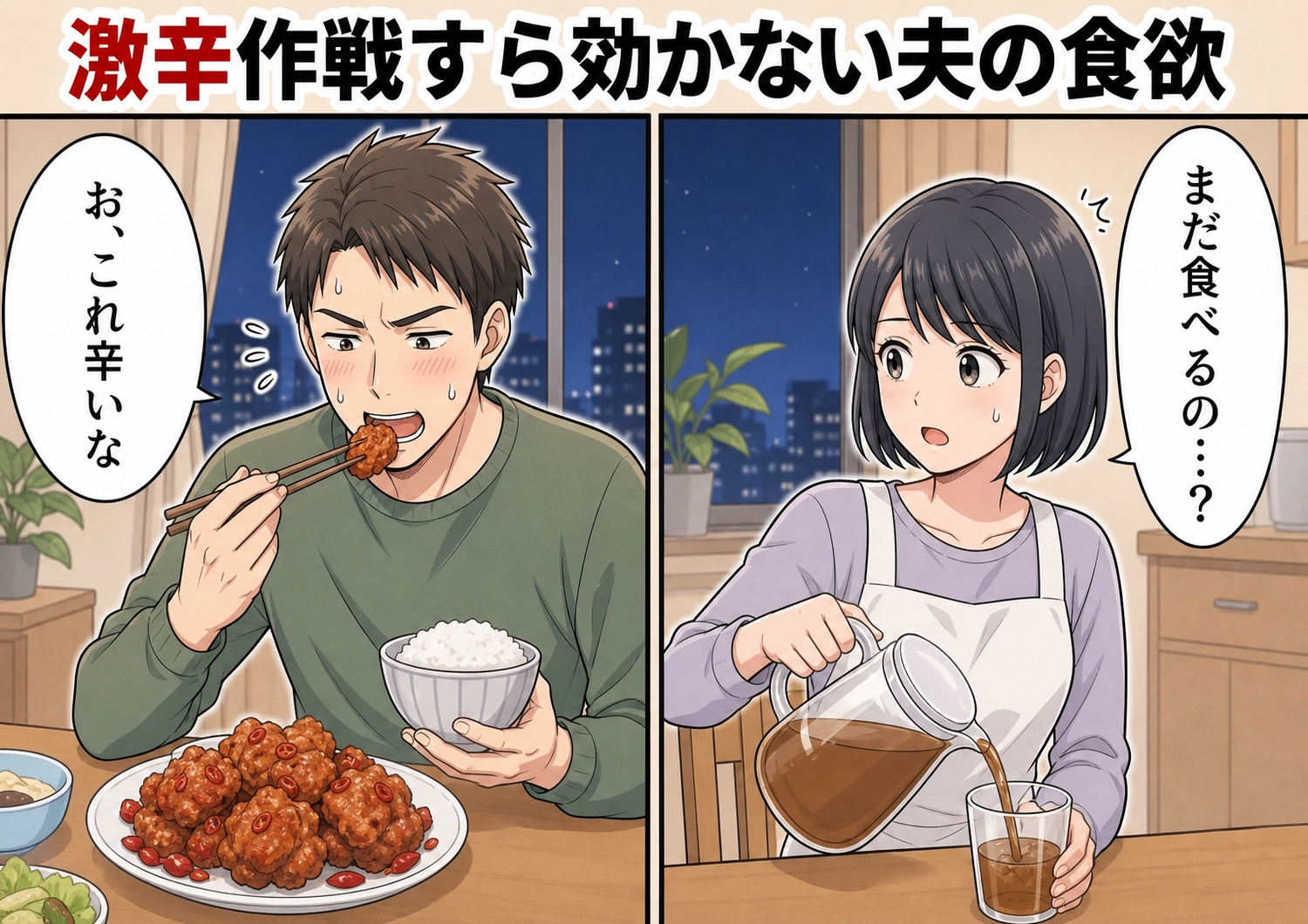 後編/「俺が食べる前に食べればいいだろ」大好物の唐揚げを35個作っても私の分まで全部食べ尽くす夫!注意しても全く反省しないので、友人に教わった作戦を試してみたら・・・のメイン画像