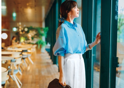 光沢感＆落ち感で魅せる♡シンプル美人な大人の洗練休日コーデ【毎日コーデ】