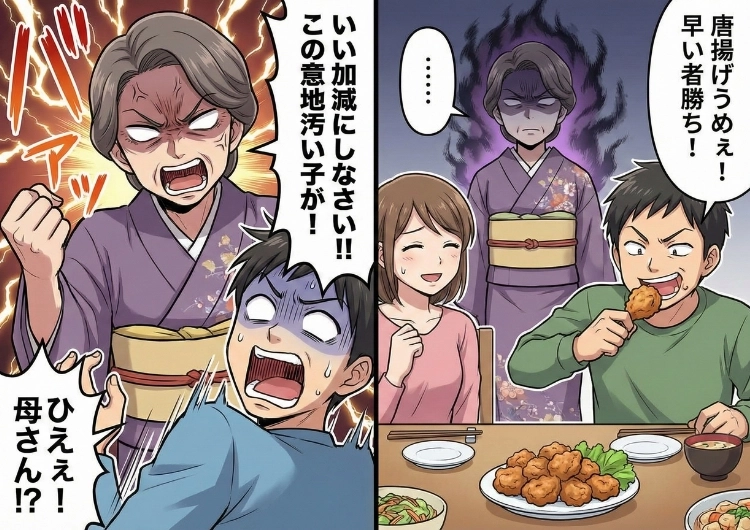 「美味しそうだったからつい食べちゃった」家にあるものは残さず食べる食い尽くし系旦那！いくら注意しても悪びれることなく、来客用の高級フルーツも完食！？我慢できなくなった私はある人を読んで公開説教！のメイン画像