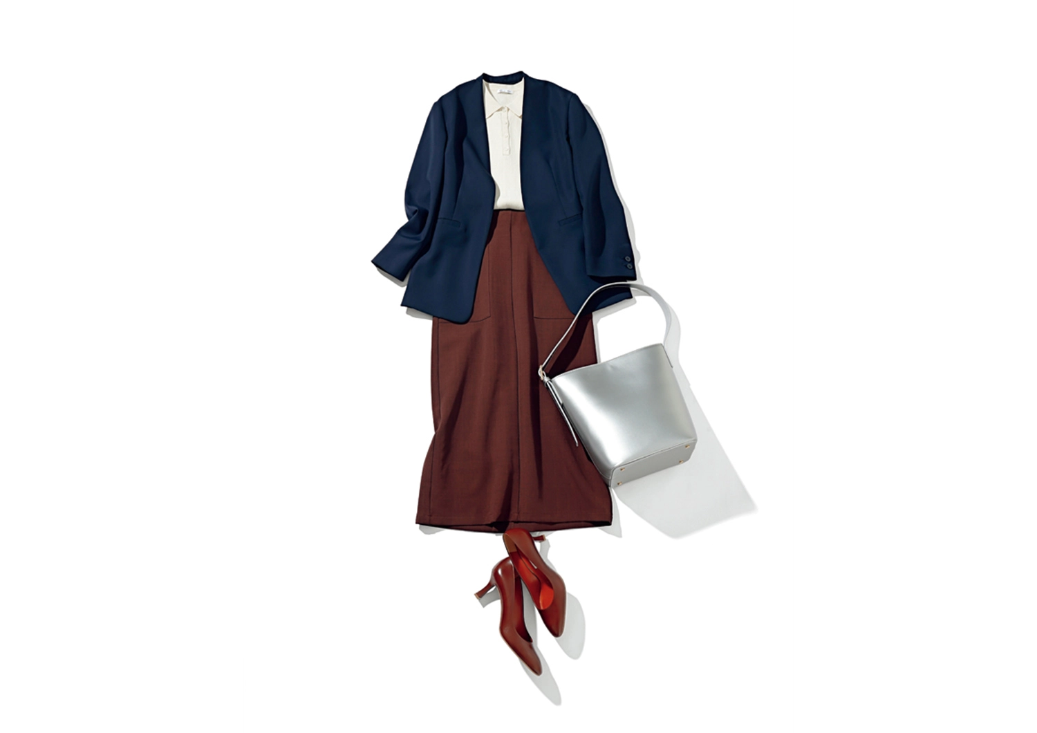 タイトスカート×ジャケットでつくる!シゴデキ感漂う通勤コーデ【毎日コーデ】