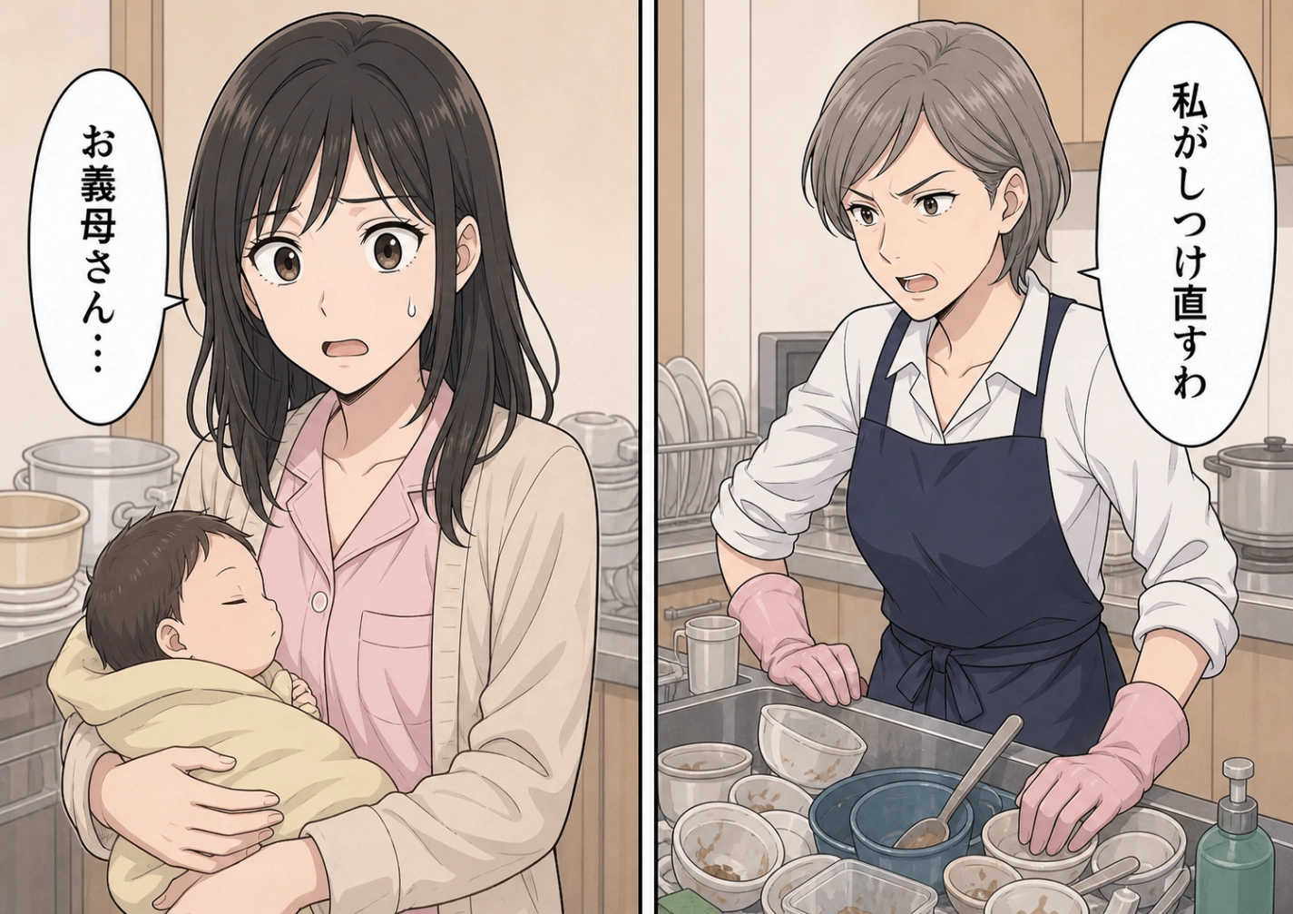 後編/「俺だって大変だったんだぞ、晩飯まだ?」出産して1週間ぶりに帰宅した私に家事を丸投げする夫!自分の母親に「嫁がサボってばっかり」と電話で告げ口→すると義母は・・・のメイン画像