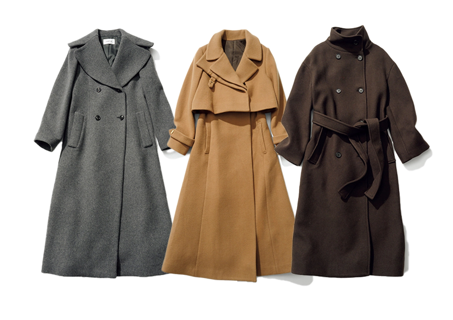 羽織るだけでサマになる！この冬着たいデザインバリエ豊富なロング丈コート3選のメイン画像