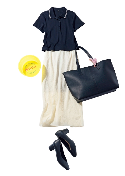 GUの高見えトップスとつくるきれいめ通勤コーデ