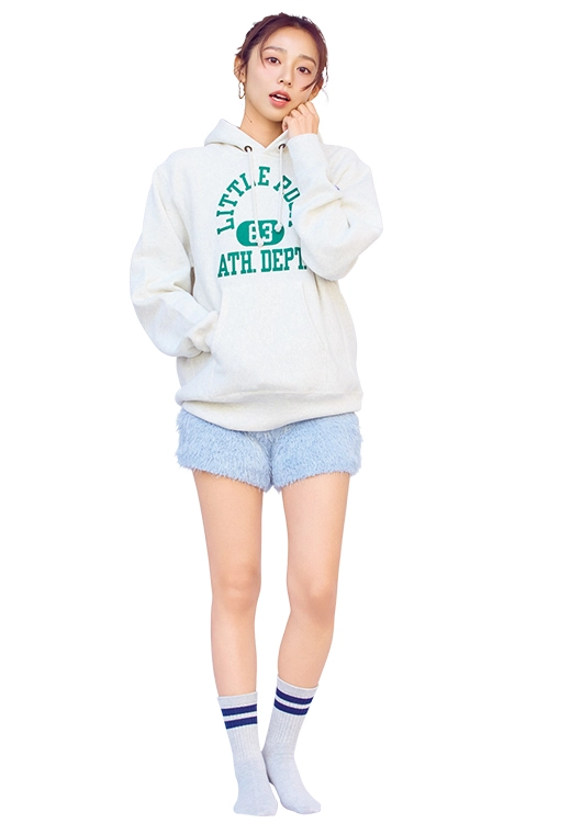 パーカだけカレの♡みたいなアンバランスさがGOOD