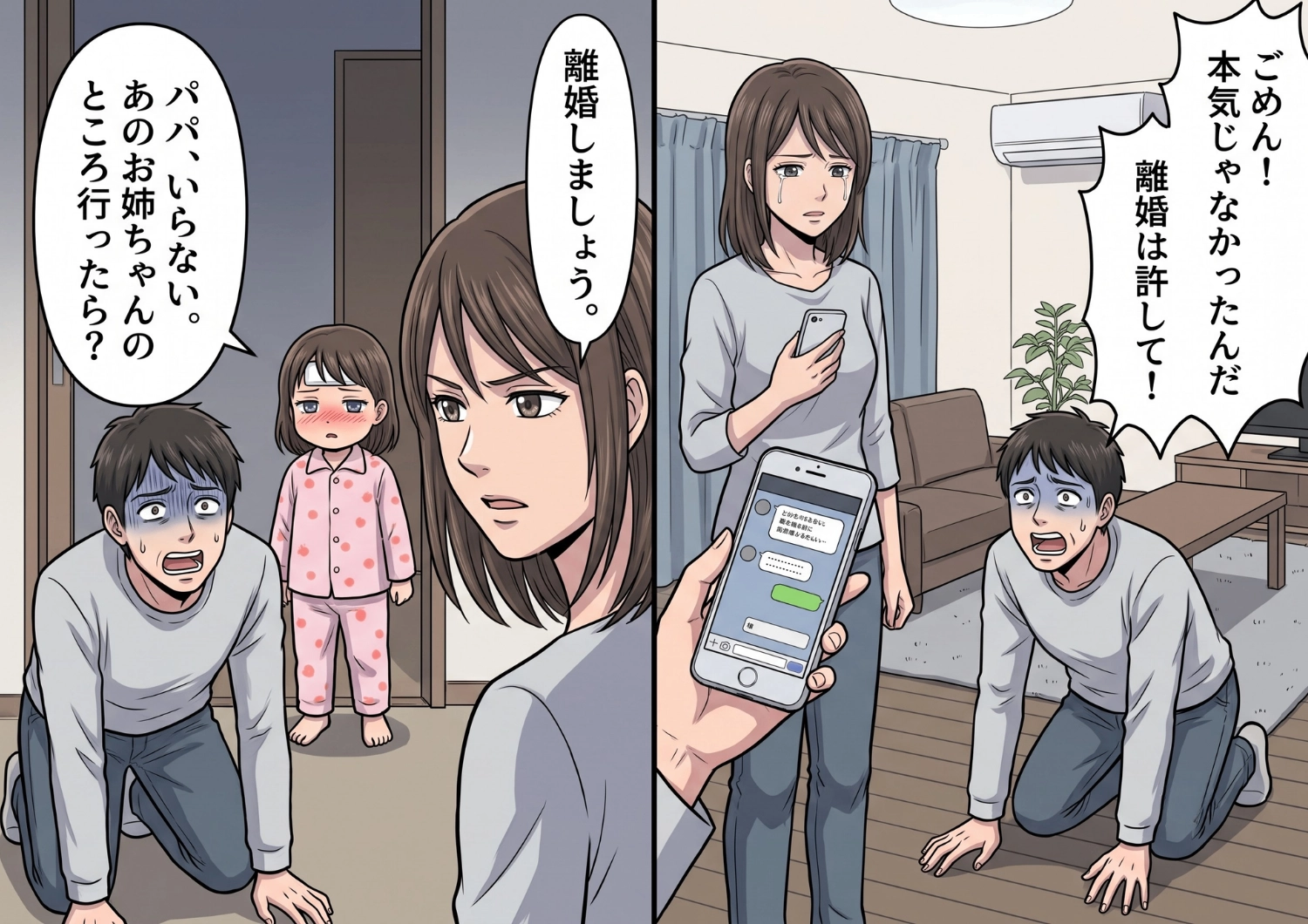 後編/決まりを破り、娘の緊急連絡を無視した在宅ワークの夫。大事な会議を諦め帰宅した私が見た、信じられない裏切りの証拠とは?のメイン画像