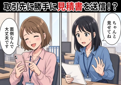 「お客様に送る前に一度見せてね」と念を押したのに、見積書を勝手に送った新入社員！無断欠勤もくり返す彼女に、ついに職場の不満が爆発した結果・・・