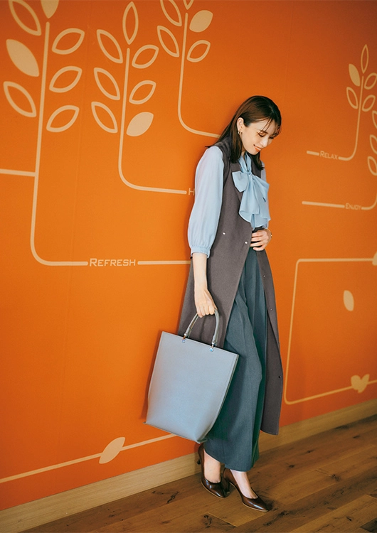 最旬の甘辛MIX通勤コーデ