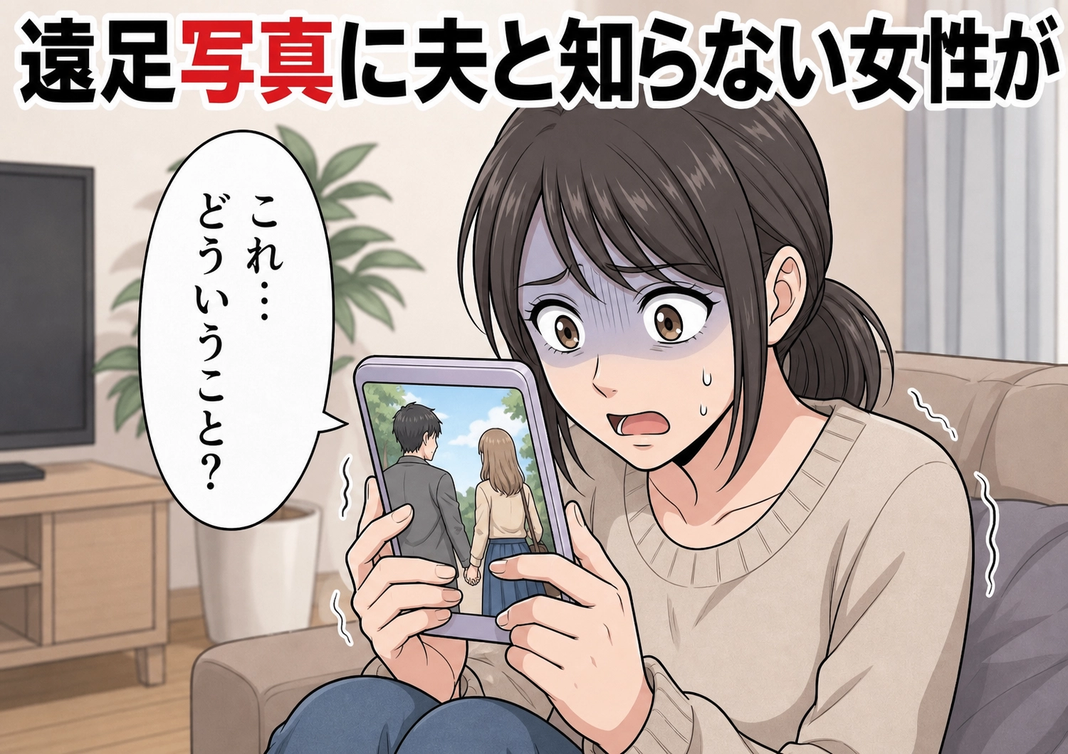 「パパが新しいママを連れていた」遠足帰りの息子の一言！大阪へ日帰り出張だと言い、夜にはお土産まで手渡して平然とする夫→翌週、学校の写真販売サイトに遠足の写真が載ったので見てみると・・・のメイン画像