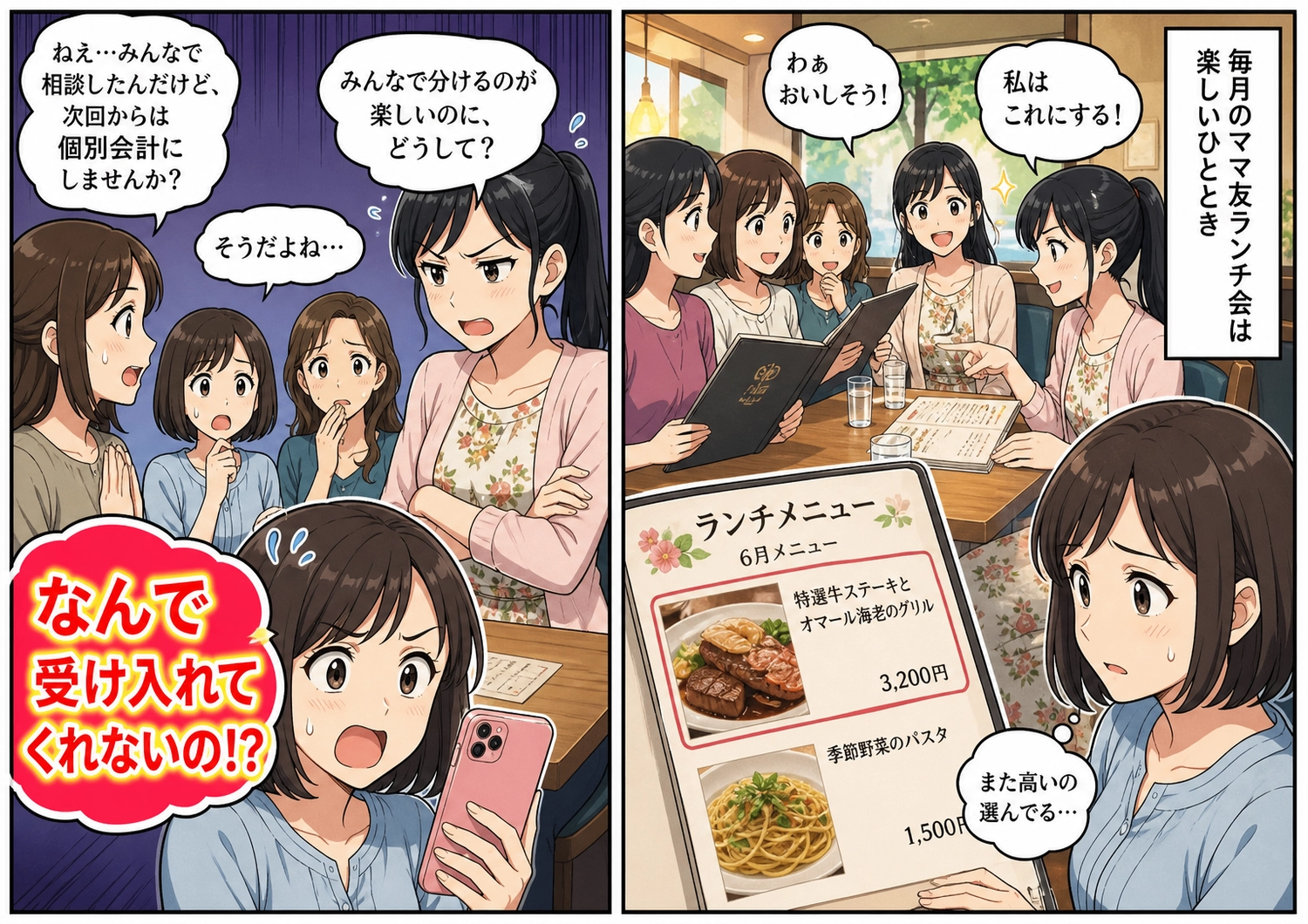 まさかこんな理由が?ママ友ランチ会で起きた割り勘騒動、孤立した彼女の真実とはのメイン画像