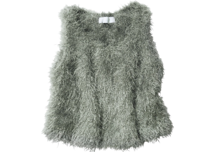 ラメシャギーニット