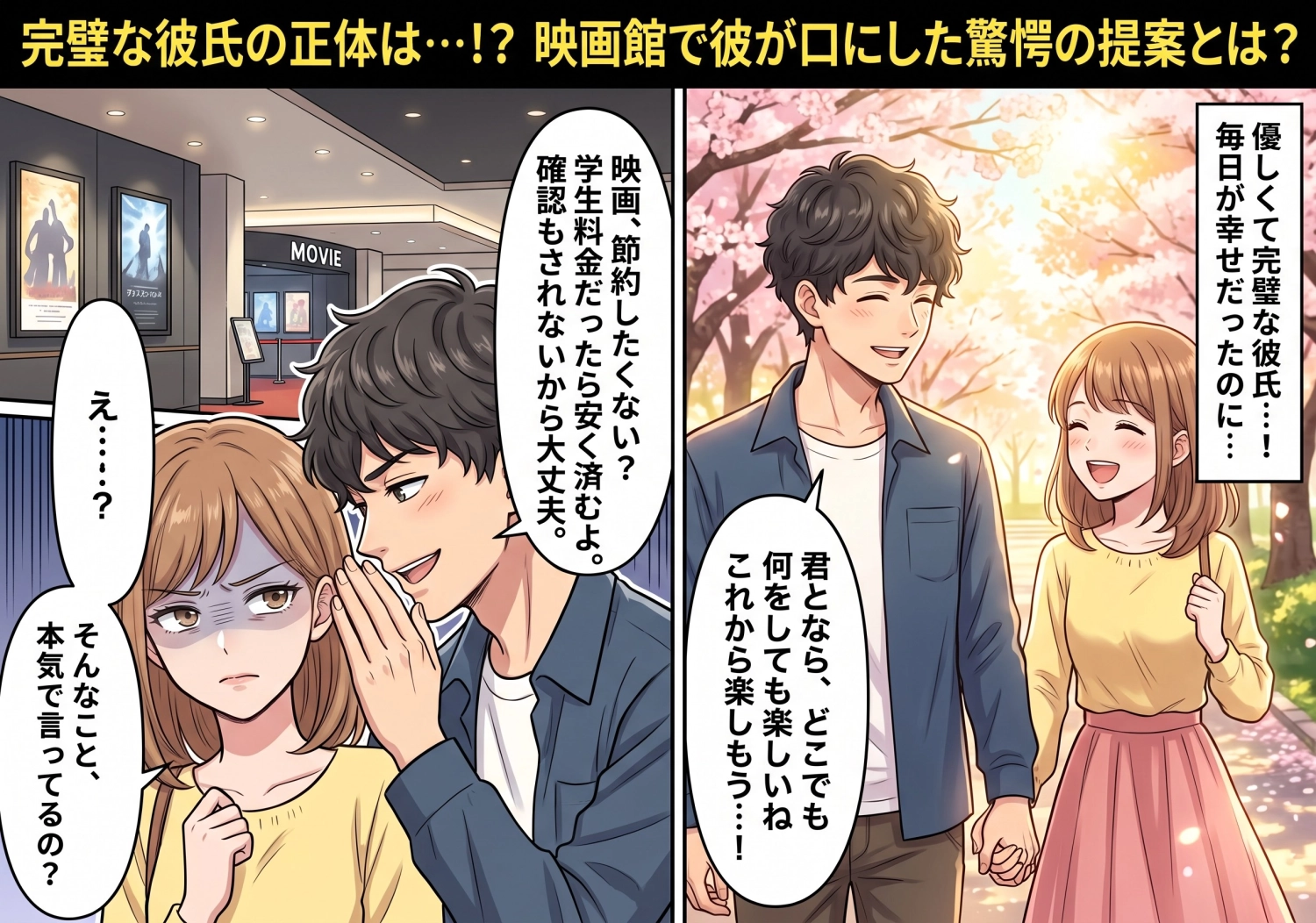 爽やかで優しかった彼氏の裏の顔。デート中のまさかの提案に言葉を失う・・・愛想が尽きた私がとった衝撃の行動とは！？のメイン画像