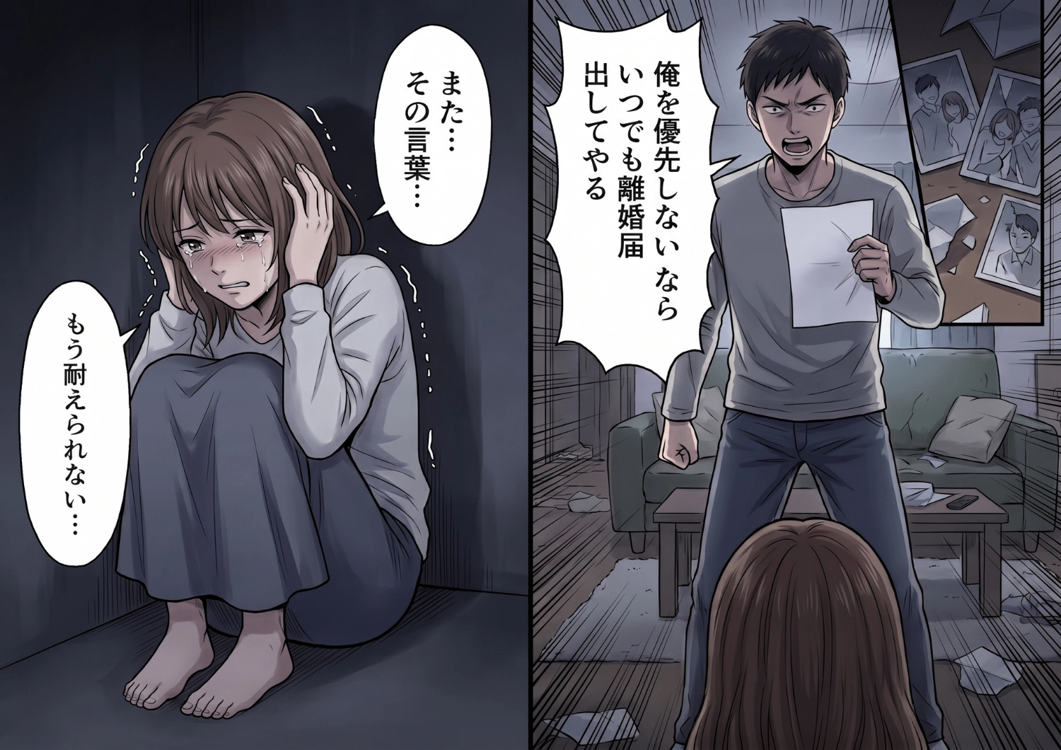 新婚わずか3ヶ月でモラハラ全開！「気に入らないなら離婚だ」と脅し続ける夫に対し、我慢の限界を迎えた妻が仕掛けた反撃とは？のメイン画像