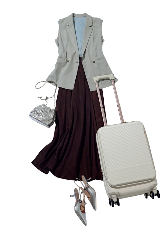 秋はじめにぴったりなコンサバ通勤コーデ