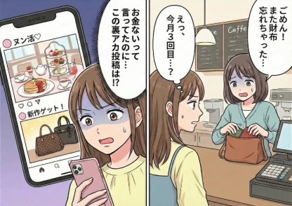 「ごめん！財布忘れちゃった」会うたびに立て替えを依頼する友人は、実は贅沢三昧の毎日！？返済の話をすると「友達から金取るなんて最低」と逆ギレされたので、ある人物に連絡して成敗した話