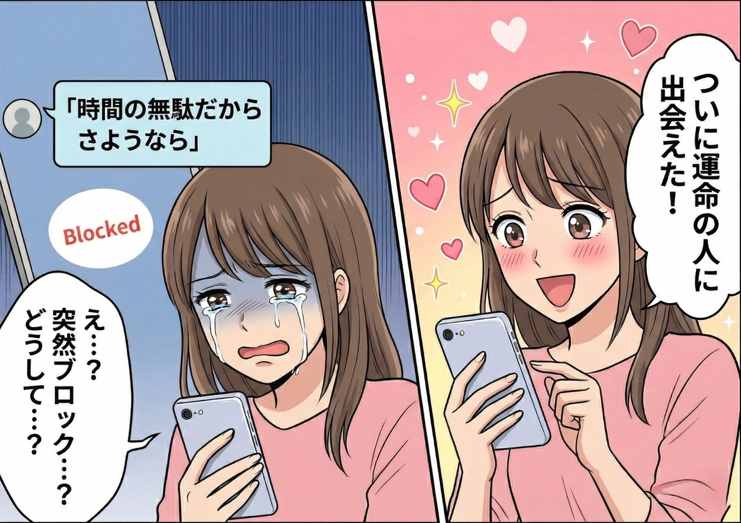 順調だった恋が一瞬で崩壊・・・突然のブロック後に待っていた衝撃の展開とは！？のメイン画像