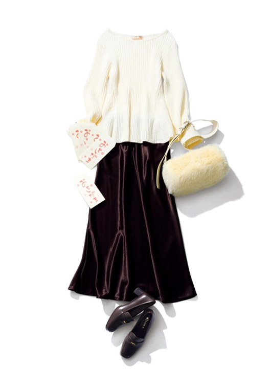 【毎日コーデ】親戚への挨拶は親しみやすくキレイめで 【毎日コーデ】親戚への挨拶は親しみやすくキレイめで