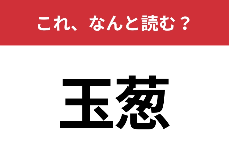 【玉葱】はなんと読む?これがないと料理が成り立たない!のメイン画像