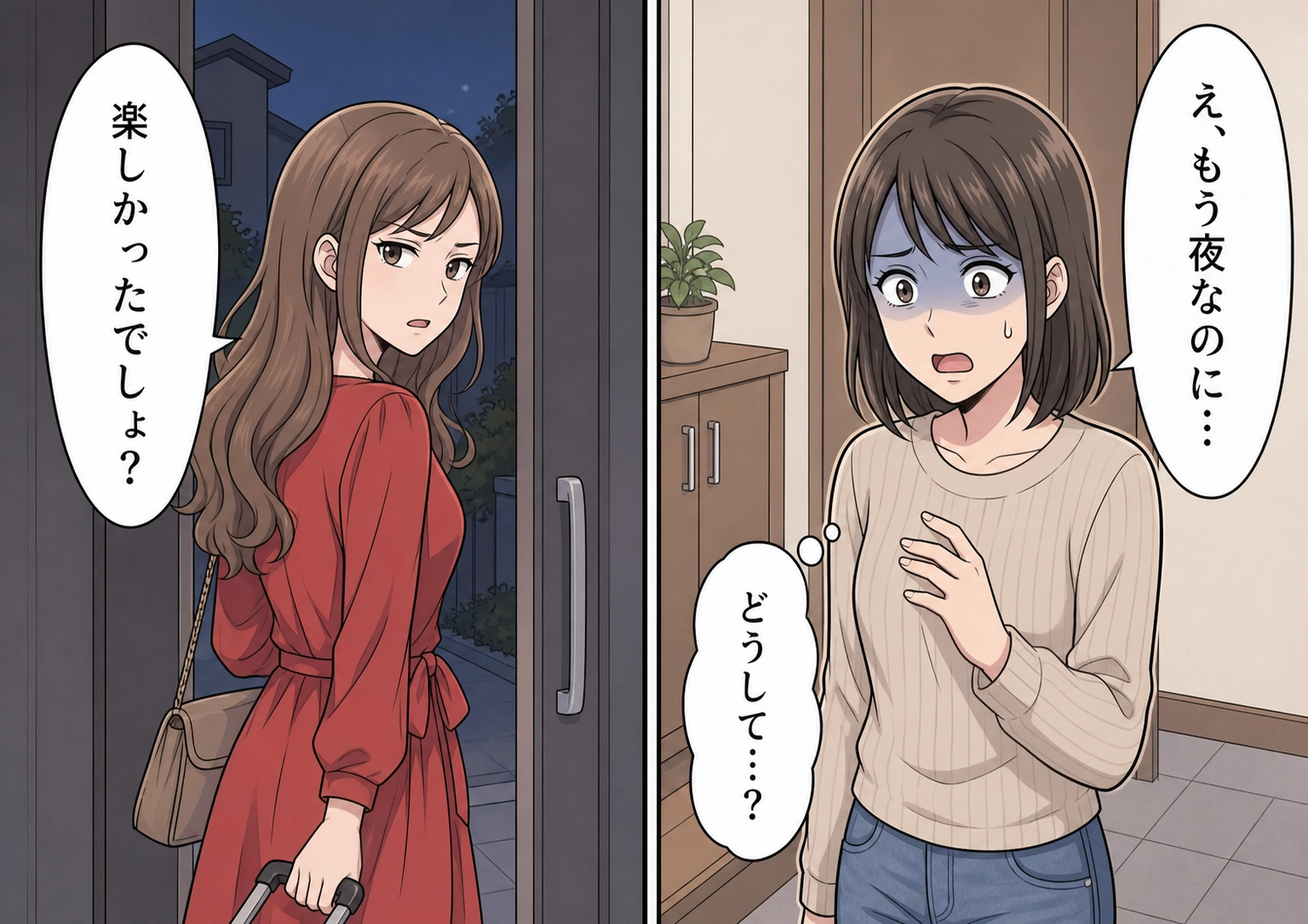 「3時間だけ子どもを預かって」3時間の約束が8時間たっても迎えに来ないママ友!夜9時にやっと現れ謝りもせず逆ギレ→翌週別のママ友に打ち明けてみると・・・のメイン画像