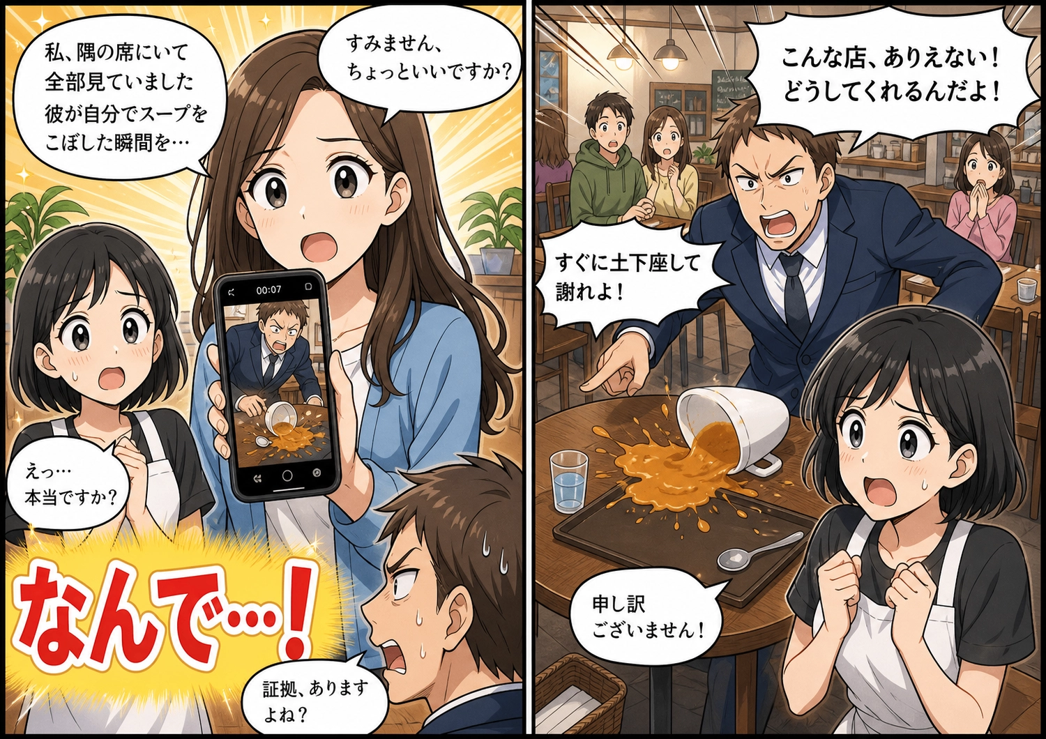 カフェでのクレーマー事件、証拠が暴く悪事の連鎖!のメイン画像