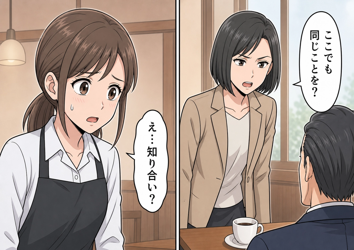 後編/「何度も言ってるだろ!バカしかいないのか」聞き取れないほどの小声で注文し聞き返すと大声で怒鳴る男性客!何度も同じ嫌がらせで困っていると窓際の常連女性が声をかけてきて・・・のメイン画像